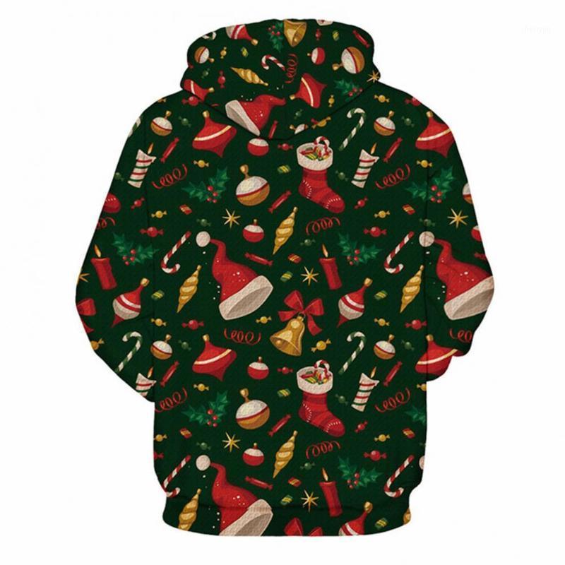 

Men's Sweaters All Match Terrific Festive Snowman Drawstring Men Hoodie Soft Print For Party, Blue