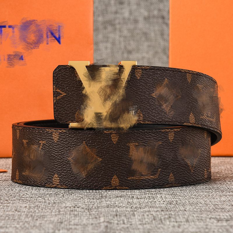 Ceintures de créateurs pour hommes pour hommes femmes lvs Louiseity Viutonity Vuttons Geatine Le cuir en cuir jean Belt Boucle de ceinture Boucle