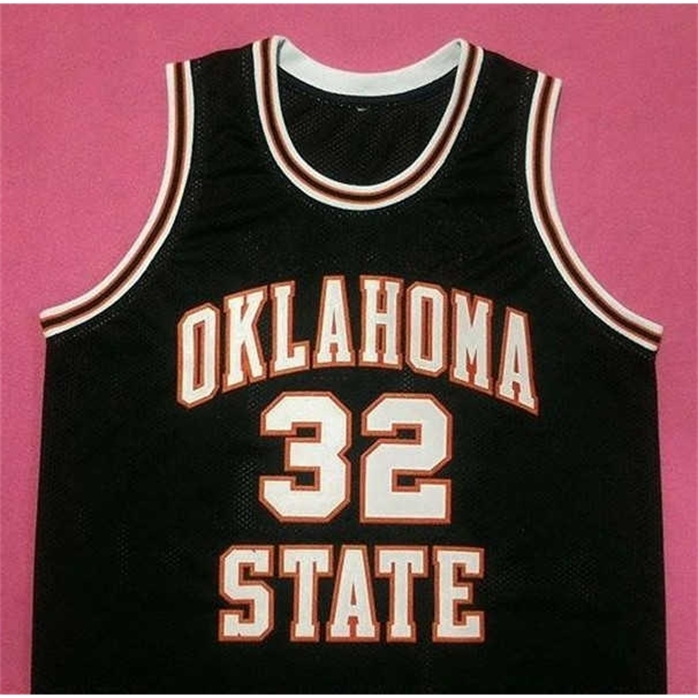 

Sjzl98 Mens 32 JOHN STARKS Oklahoma State Cowboys Basketball Jersey Custom any Number and name Jerseys stitched embroidery, Black