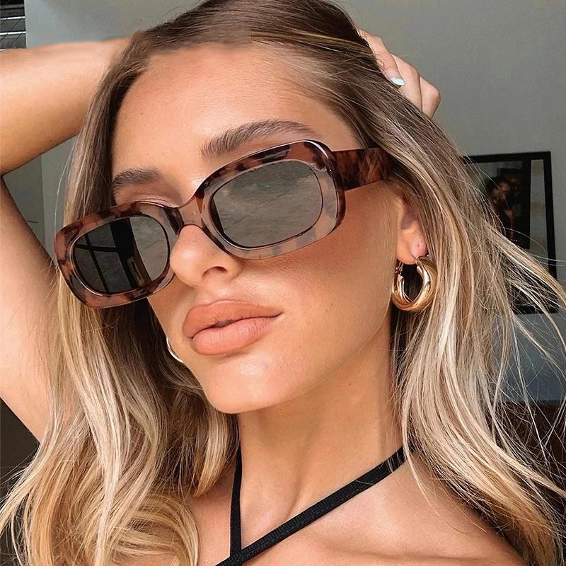 

Sunglasses Retro Tortoiseshell Oversized Square Women 2022 Brand Designer Trendy Big Rectangular Sun Glasses Men Shades EyewearSunglasses
