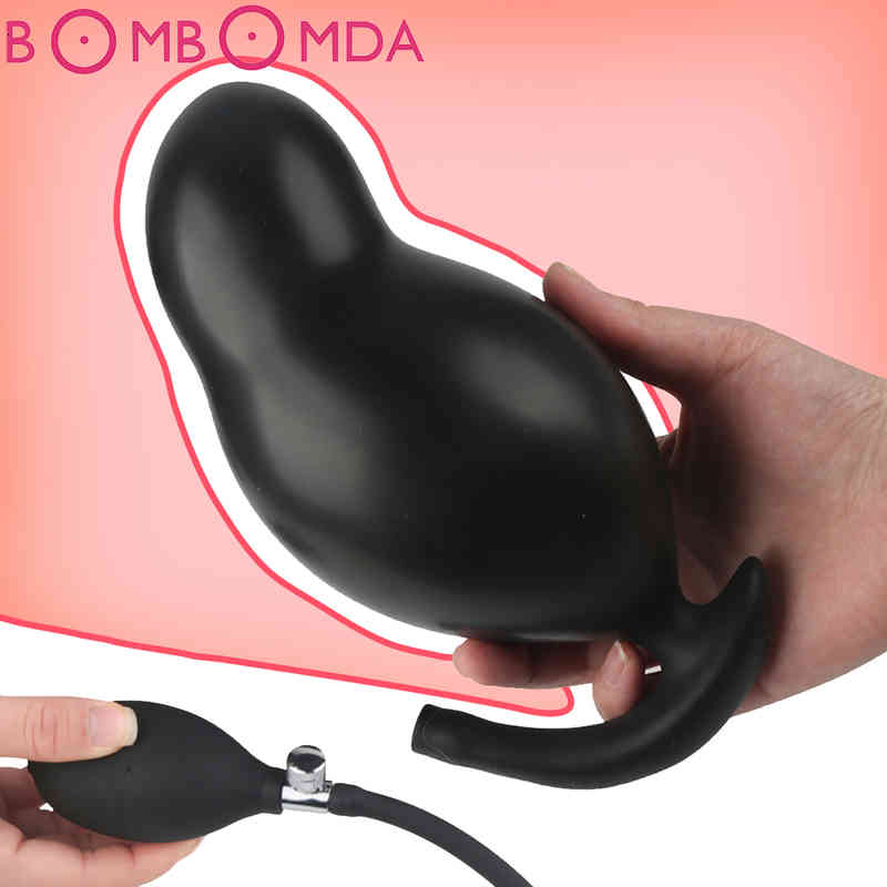 Massager Vibrator Penis Cock Dilator Big Prostate Super Butt Plug Large Dildo Pump Inflatable Massage Anus Huge Expandable Anal Sex Toys for Wome-image-786366906