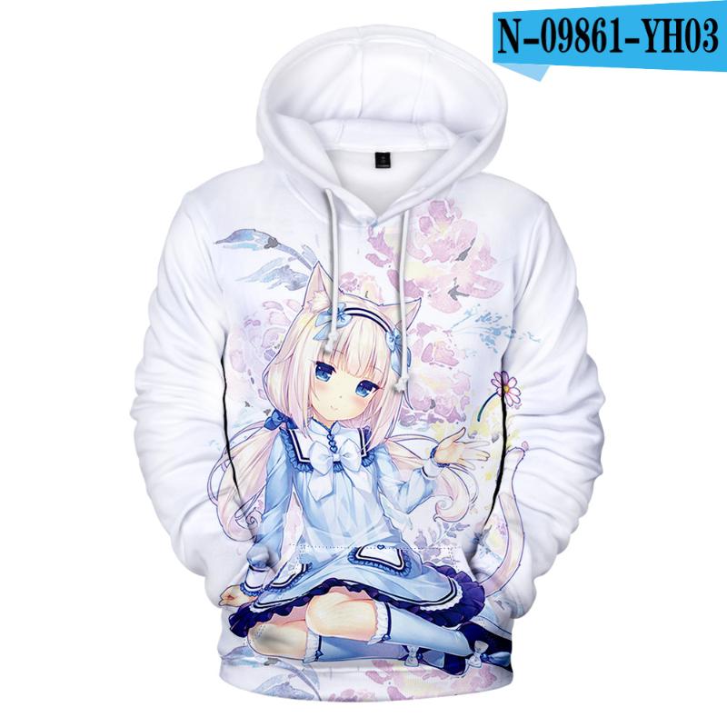 

Men's Hoodies & Sweatshirts Classic Luxury NEKOPARA Games Anime 3D Print Boys/Girls Cute Beautiful Sweatshirt Trendy Casual PulloversMen's, Yh03