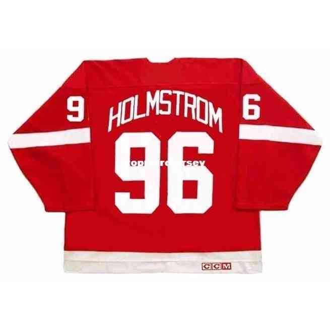 

Wholesale Mens Tomas Holmstrom 2002 Ccm Vintage Away Cheap Retro Hockey Jersey, Red