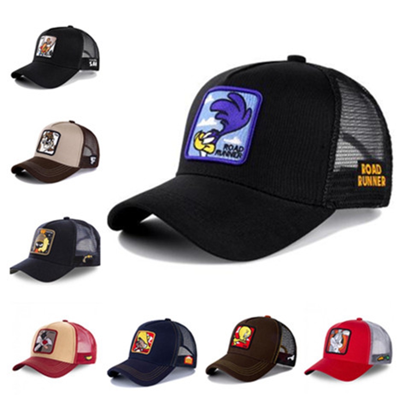 

Ball cap Daffy Snapbacks Coyote Mesh Snapback Taz Road Bunny Baseball Cap Adjtable Women Men Anime Cartoon Hat Capslab Dropshipping, 003
