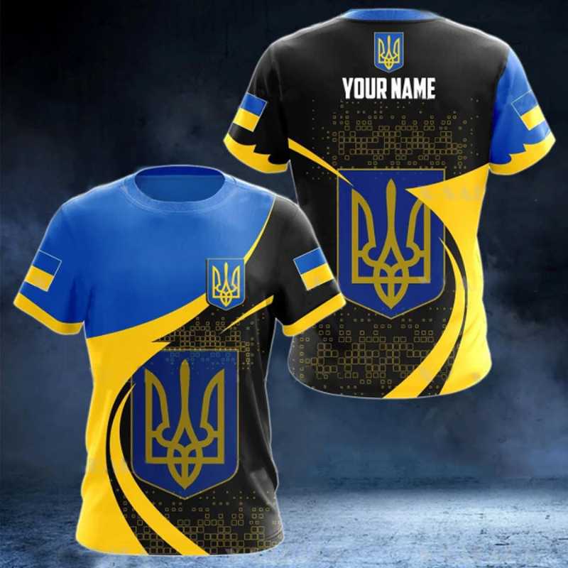 

Men's T-Shirts Ukrainian Flag 3D Printed T-Shirt Soldiers And Veterans High Quality Men's Women's Casual Top 6XLMen's, Beige