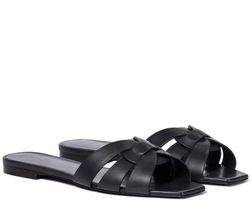 

Women's Leather Slides Sandal Tribute Nu Pieds 05 leathers slide Outdoor Lady Beach Sandal Slippers Ladies Comfort Walking Shoes