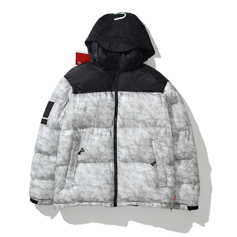 

22ss Jackets womens puff Hooded Designer luxury parkas Zipper Pocket Coat Warm Drawstring Sweatshirts Couples coats Letter Winter Outwear tracksuit Size -2XL, Customize