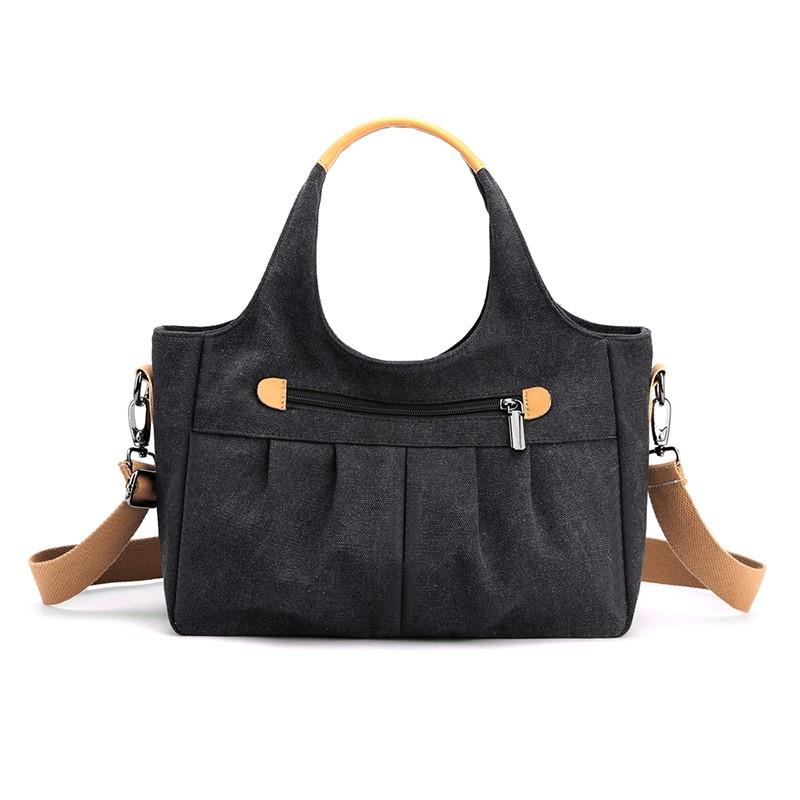 

Evening Bags Crossbody Bag For Women Shoulder Brand Designer Luxury Canvas Bucket HandbagEvening, Black