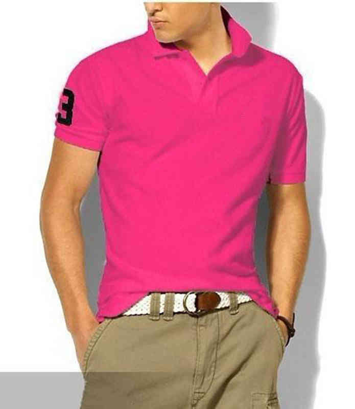 

men' T-shirts stripe big or small horse polo cotton top fashion T-shirt men summer clothing, 8023