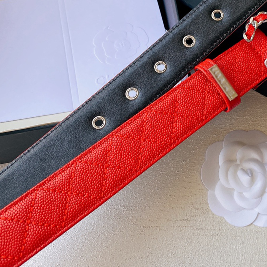 

CH leather belt ladies belt width 30MM lady wastband official high end replica counter quality TOP waistband European size woman designer with box