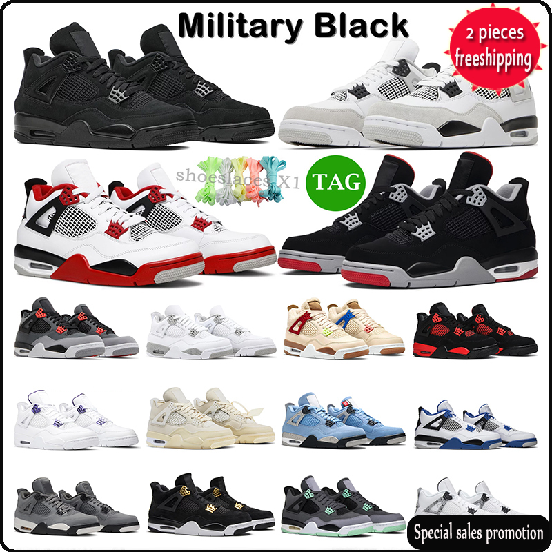 

2022 basketball shoes 4 for men women Infrared j4 Military Black Cat Fired Red Thunder White Cement Pure Money Purple mens trainer sport sneakers, Customize