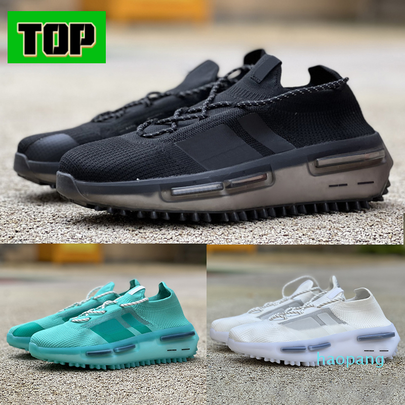 

2022 Newest S1 Edition 1 x Pharrell Williams designer casual Shoes cloud triple black white blue Emerald aqua luxury Sneaker fashion low men, Cloud white