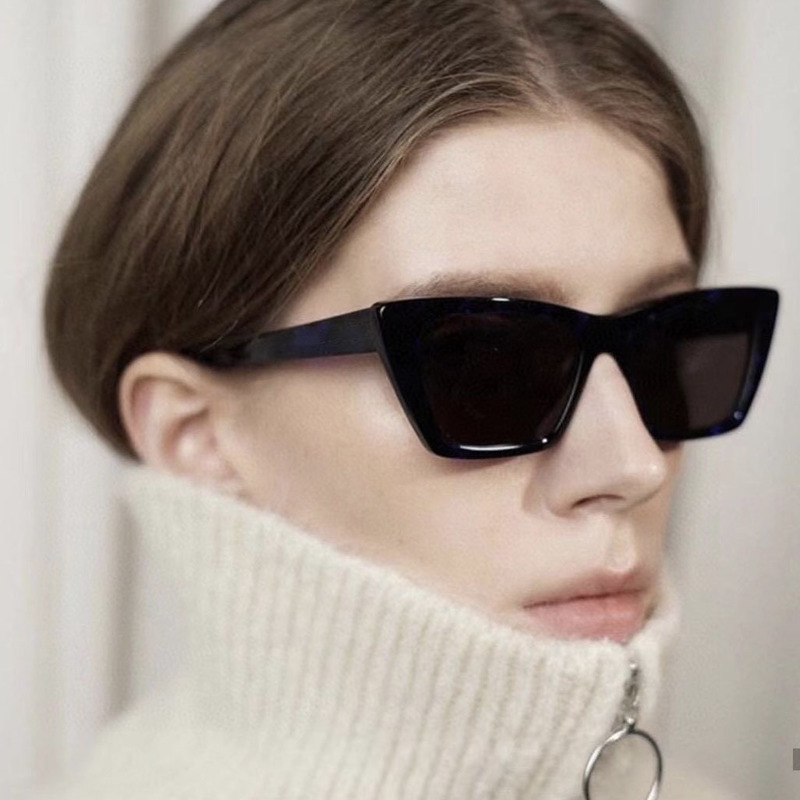 

French Luxury Design High Quality Ladies Sunglasses Retro CatEye Glasses Custom Optical Prescription Lenses SL276MICA 220506