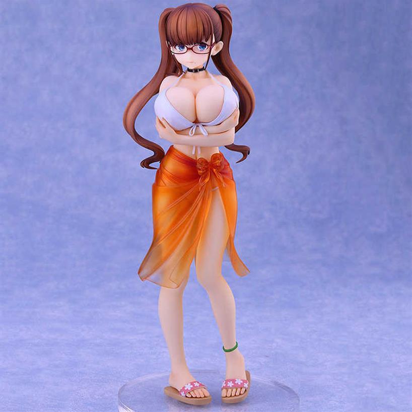 

AlphaMax SkyTube how to draw the oppai Ohmune Hazumi PVC Action Figure Anime Sexy Figure Collection Model Toys Doll Gift Q0722262R, No box