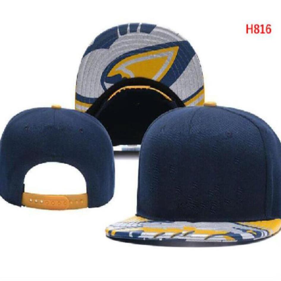 

2021 American Hockeyball Nashville Snapback Hats 32 Teams Casquette Sports Hip-Hop Flat Embroidered Hat Men Women Adjustable Caps 285E
