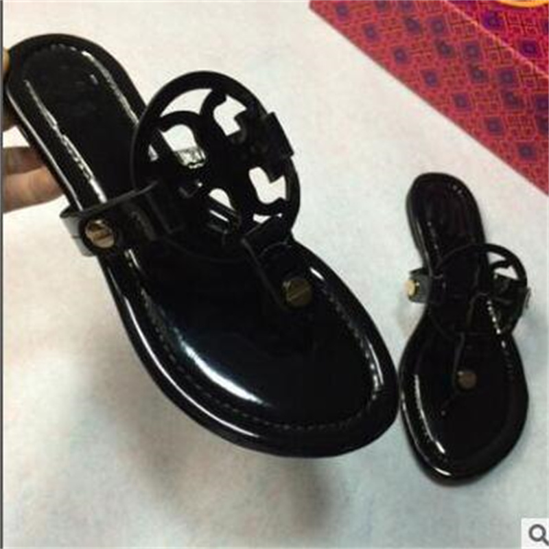 

2022 Fashion classic Genuine Leather Sandals popular Brand Women sheepskin Thong Summer leisure Beach Sandals Famous Flip Fllop, 21
