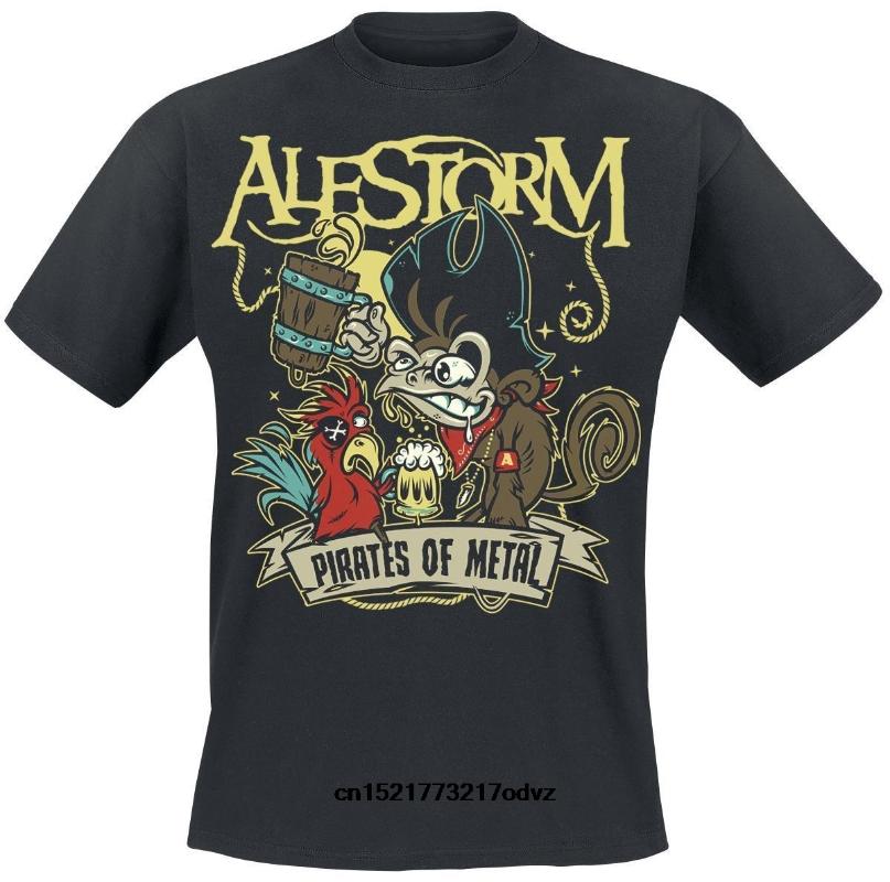 

Men' T-Shirts Men T Shirt Alestorm Pirates Of Metal Casual Black Funny T-Shirt Novelty Tshirt WomenMen, 0125939-black