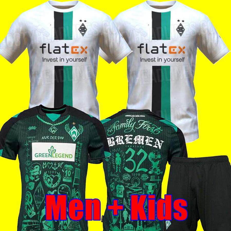

21 22 23 Werder Bremen Special Kit SOCCER JERSEY Marvin Ducksch Leonardo Bittencourt BLACK GREEN How FOOTBALL SHIRTS TOP THAILAND QUALITY Men + KIDS HOME 2022 2023, Special adult
