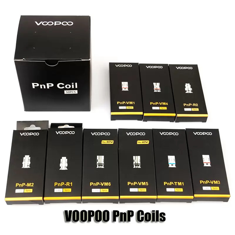 

Original VOOPOO PnP Coils Head VM1 VM3 VM4 VM5 VM6 TM1 TM2 M2 Mesh TR1 R1 R2 Vape Core For Vinci R X Drag S Argus RX Air Atomizer Kit Authentic