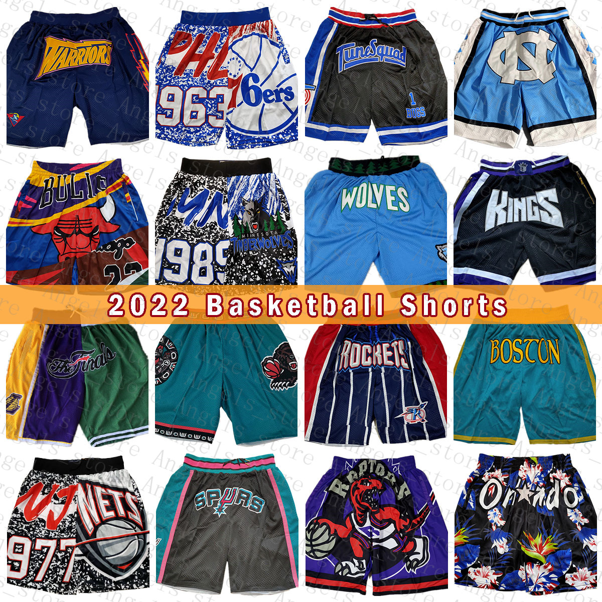 JUST DUN Minnesota''Timberwolves''Men 2022 Basketball Shorts Mitchell & Ness 032
