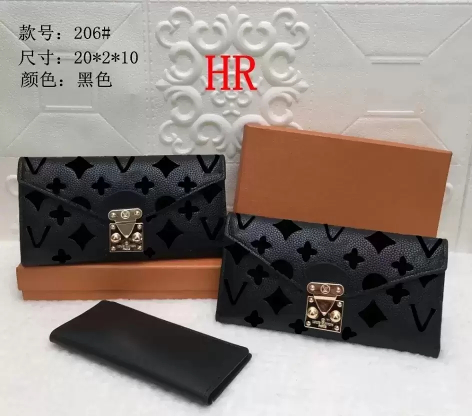 

Designer bag Luxurys Designers Women Bags Wallet purses Credit Card Men Clutch Clutches Womens sarahs Wallets purse mini bag pochette, Brown flowers