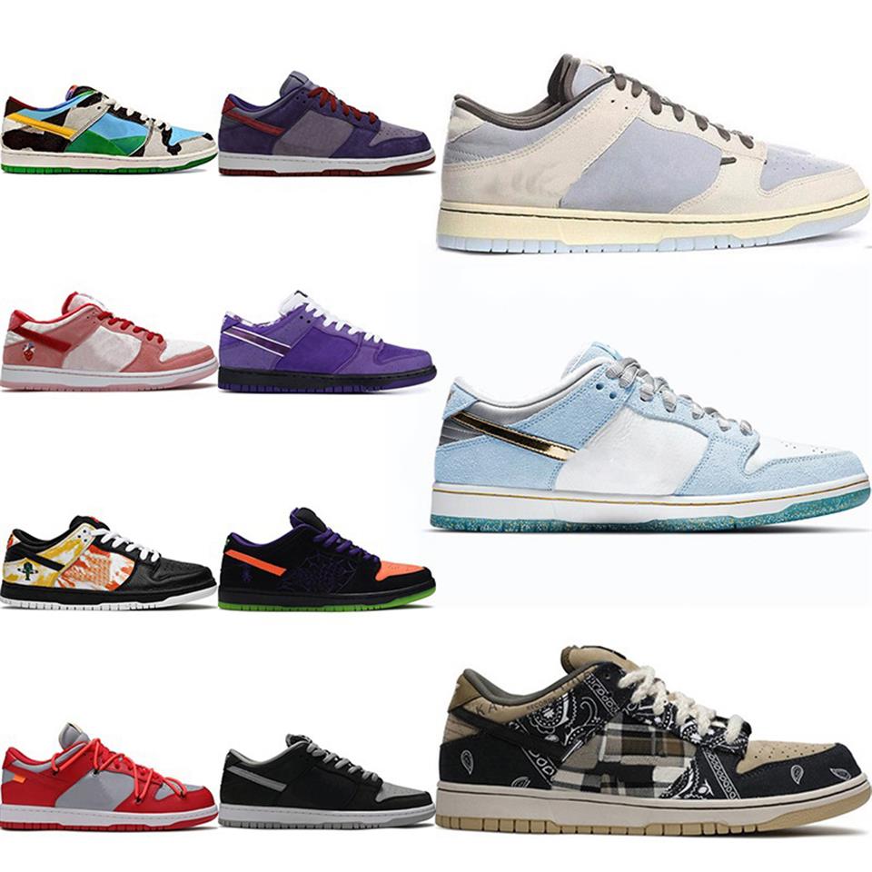 

Sb Sean Cliver Chunky Dunky Trainer Skateboard Running Shoes Travis Scotts PlayStations x PS5 Dunks Low Concepts StrangeLove Sneak252S, Green bear