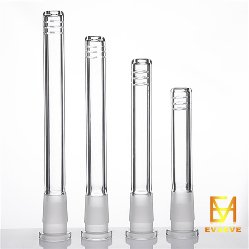

Glass Downstem 19MM TO 14MM diffuser/reducer glass down tube stem 2.5 inch to 5.25 inch with 6 cuts215a