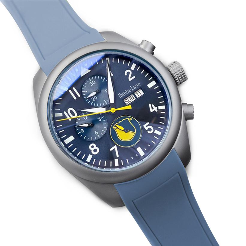 9 style High Quality Watch 43mm 2813 Movement Mechanical Automatic blue nylon Date mens watches221c