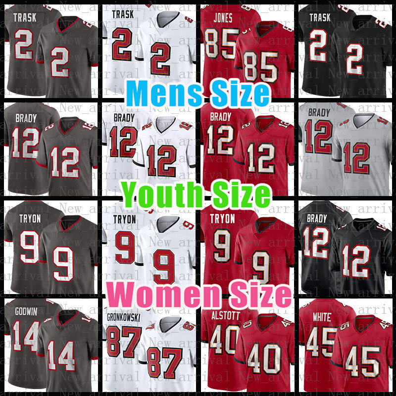 

Custom Julio Jones Football Jersey Tom Brady Mike Evans Devin White Chris Godwin Kyle Trask Antoine Winfield Jr. Lavonte David Vita Vea Jerreth Sterns Mike Alstott, Mens-hai d