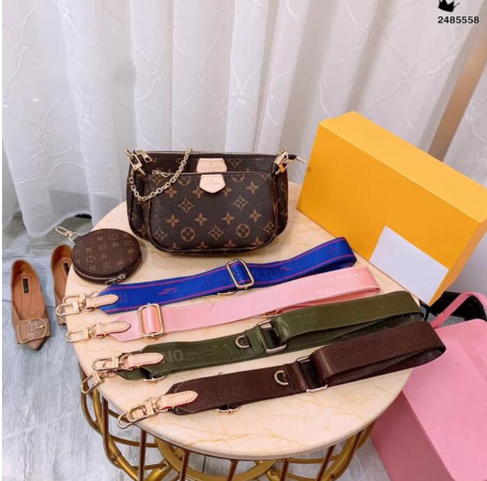 

2022 Luxurys Designers Bag 3pcs Women Shoulder Bags Messenger Bag Leather lvs Handbag Wallet Purse Crossbody Tote with AA LVS Louiseity Viutonity Vuttons, Logo