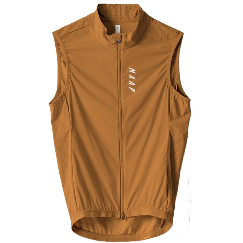 

MAAP Cycling Vest Keep Dry And Warm Mesh Ciclismo Sleeveless Bike Bicycle Undershirt Jersey Windproof Cycling Clothing Gilet 220815, Orange