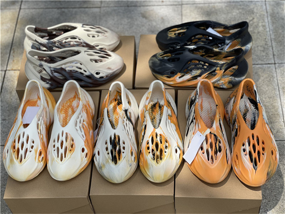 

20222 Slippers Slides Foam Runner Sulfur Desert Sand Slipper Sandal Onyx Mist Stone Sage Vermilion MX Sand Grey Summer Luxury Fashion Ladies Flat Flip Flops trainers, Customized