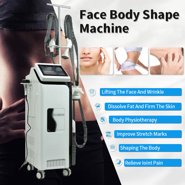 

5 Different Size Warm Vacuum Roller Cellulite Slimming Machine RF Massage Beauty Equipment With 40K Cavitation For Loss Weight And Skin Rejuvenation Together