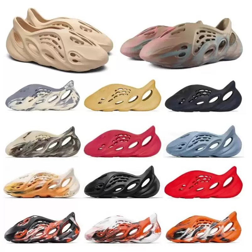 

foam runner Slippers Desert Sand Earth Brown Flat kanye west yezzy yeezy sandals Sneakers Coconut slippers Men Women Beach Classic Outdoor, 10