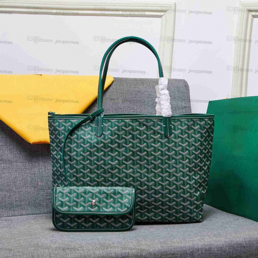 

womens Designer Anjou Tote Bag Shoulder Luxurious Leather goyas Mini PM Women Handbag Black Women Totes Yellow Blue Goya Green Pink Goyar Handbags Pur w0O6#