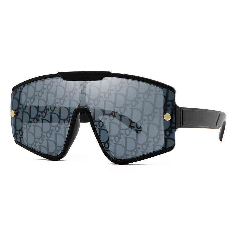 

Sun glass New Milan sunglasses Fashion large frame conjoined piece men's and women's sunglasses