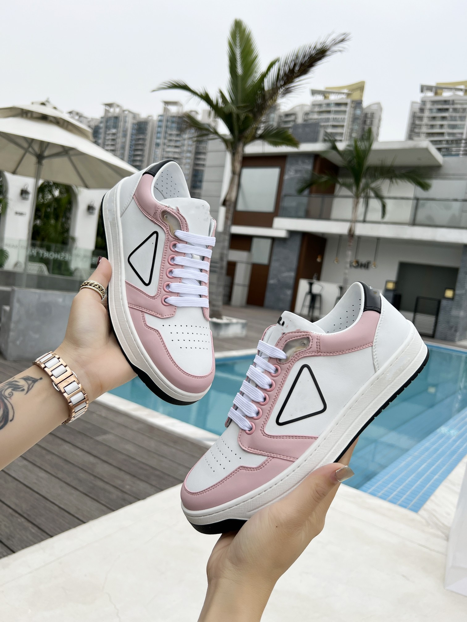 

2021 platform Casual Shoes motocross tires defines oversized canvas height Increasing sneaker unusual design nylon gabardine sneakers triangle, 01