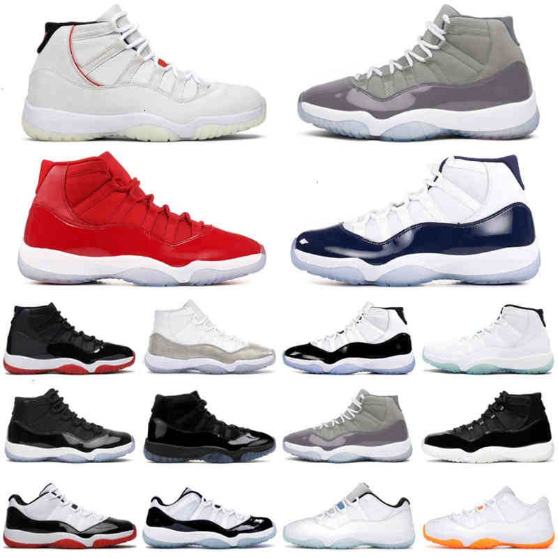 

Jordons 11s Cool Grey Basketball Shoes Men Women 11 Jumpman Jubilee 25th Anniversary Bred Concord 45 Prom Night Legend Blue Trainers