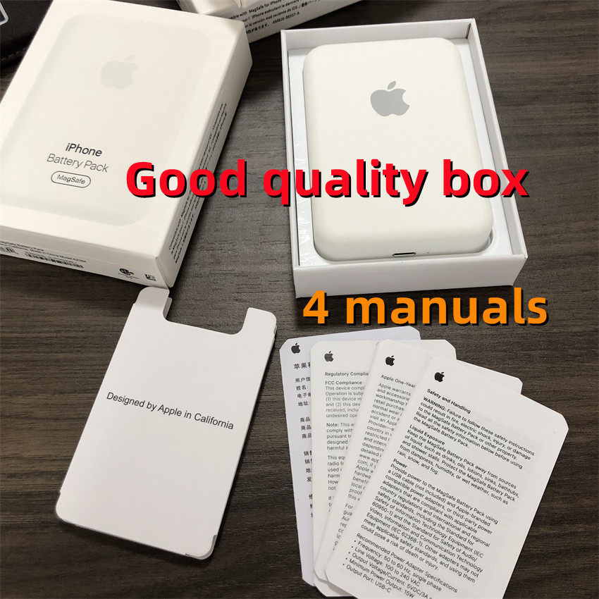 

HIGH QUALITY Battery Pack with 5000mAh batteries Capacity Power Banks Official Retail Box Wireless Charger Powerbank for iPhone 13 12 Pro Max Mini