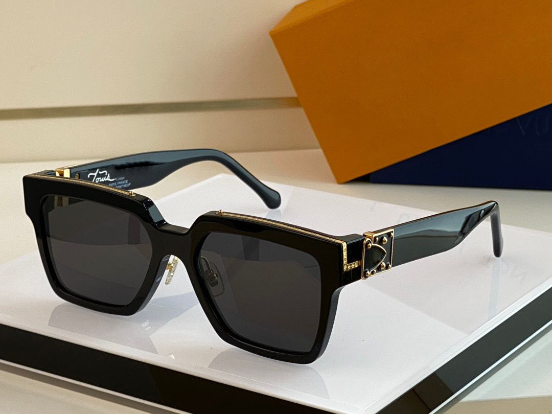 

Fashion Sports Sunglasses For Mens Unisex Sun Glasses Men Women Style Gold Plated Square Metal Frame Eyewear With Box