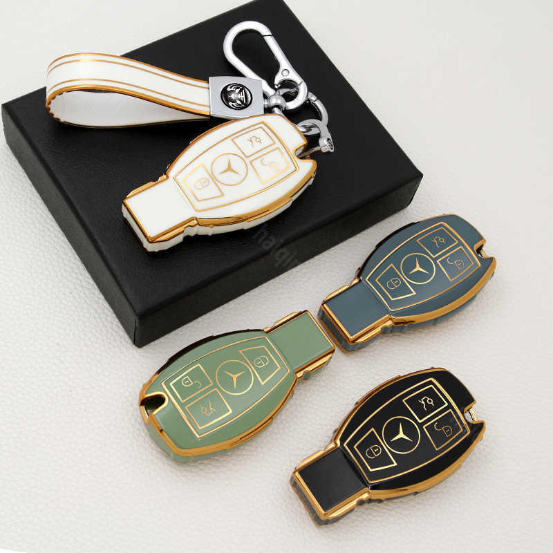 

TPU Car Key Case Cover Shell For Mercedes Benz A C E S G Class GLA CLA GLK GLC W204 463 176 251 205 Protector Holde accessories, Other
