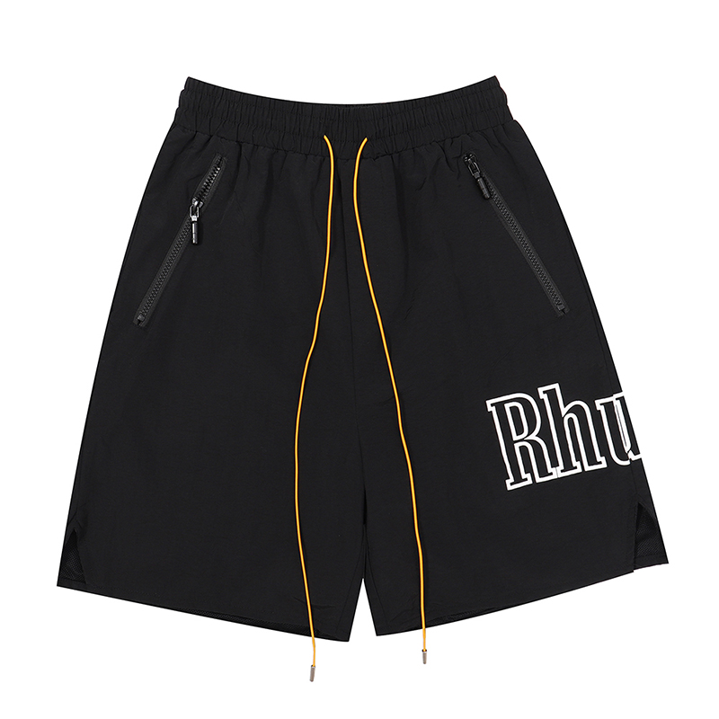 

2022 Designer Men's Plus Size Shorts Quick Drying SwimWear Plain Check Printing Mens Summer Casual Board Beach Pants Drawstring Breathable StreetWear 33, Black