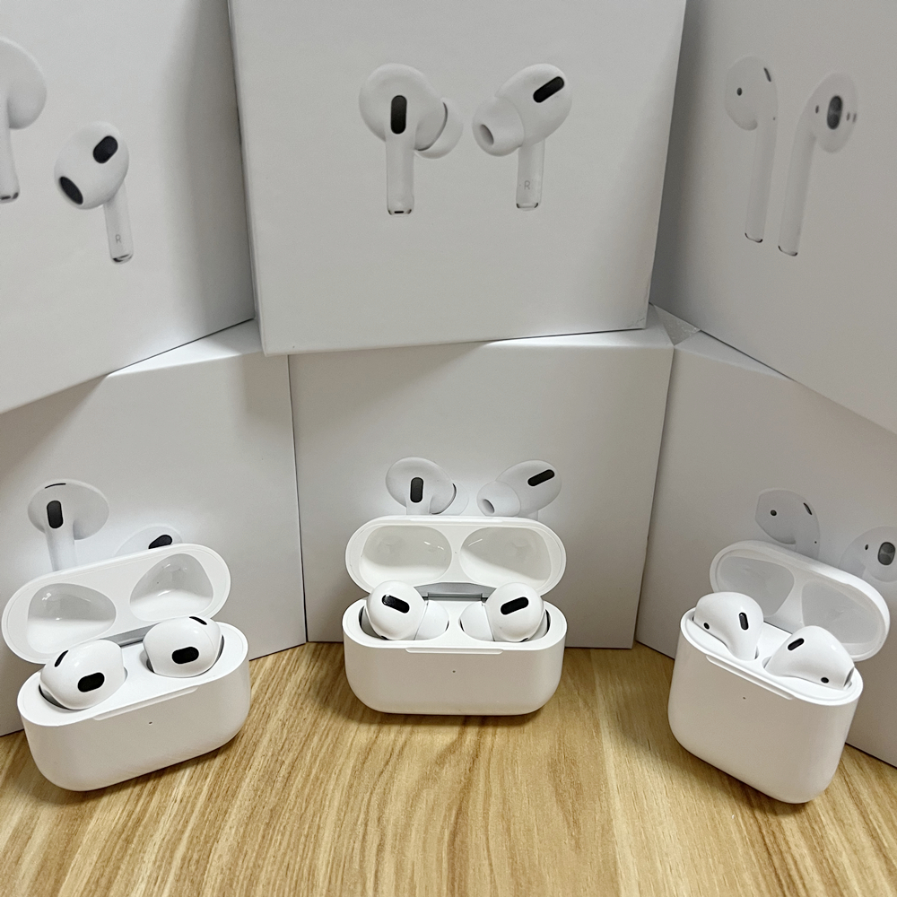 

Top QUALITY Air H1 Wireless Earphones Chip GPS Rename Air Ap pro Gen 2 3 Pods Pop Up Window Bluetooth Headphones auto paring wireles Charging with retail box, White