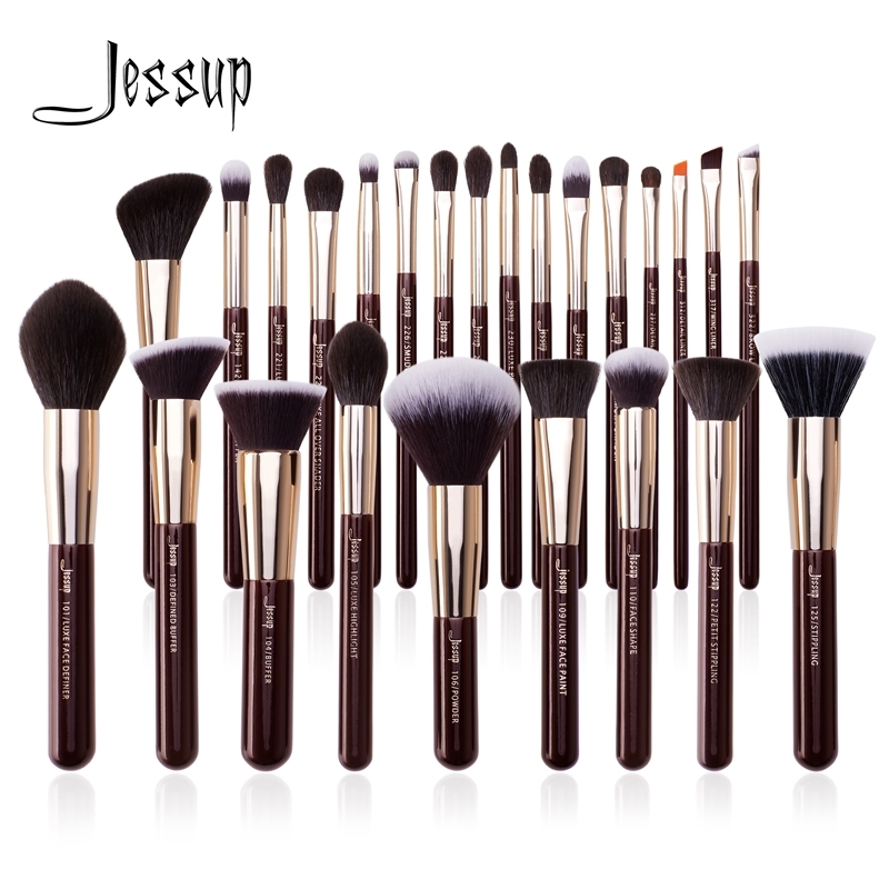 

Jessup Makeup Brushes Set Professional Natural Synthetic Hair Brush Foundation Powder Contour Eyeshadow 15 25pcs 220722