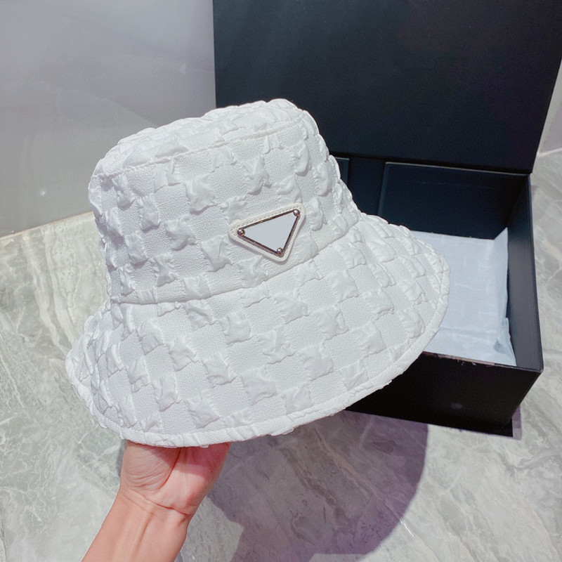 

mens women designer bucket hat cap Checkerboard buckets hats fitted hats luxury checker caps casquette Triangle Multiple Colors 2022 Top, Multi