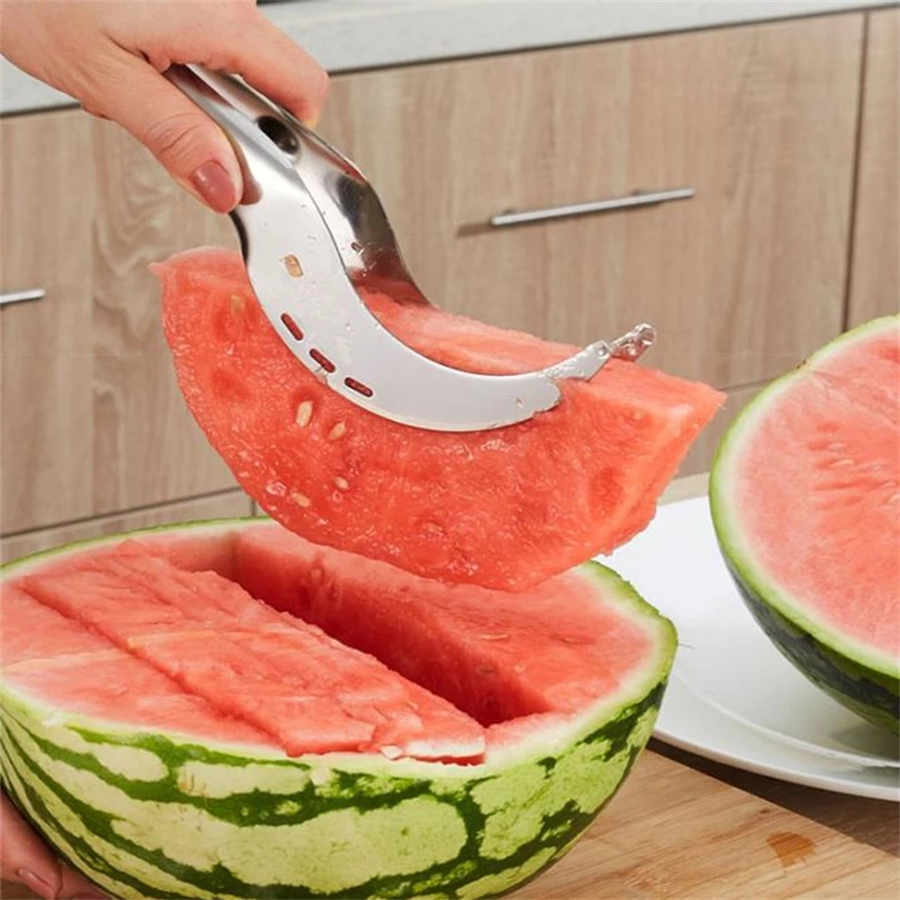 

304 Stainless Tools Steel Watermelon Artifact Slicing Knife Knife Corer Fruit And Vegetable Tool kitchen Accessories Gadgets