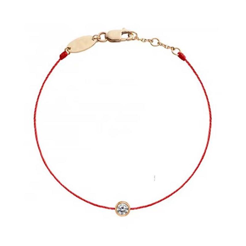 

B01-001E Red Thread Redline Bracelets For Women String 316L Stainless Steel Women Bracelet Plum Flower Red Rope Bracelet312d