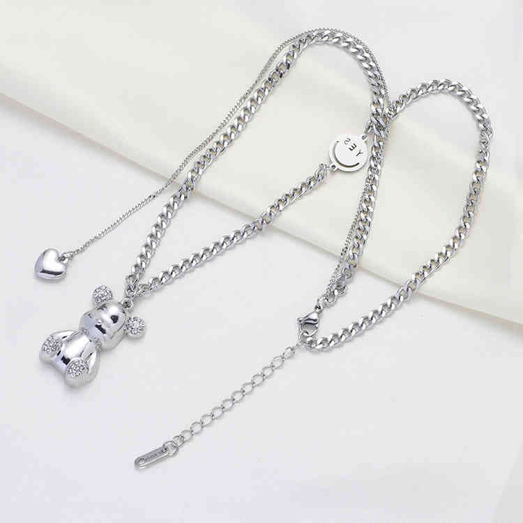 

3M1B Designer's original C-line pendant necklace