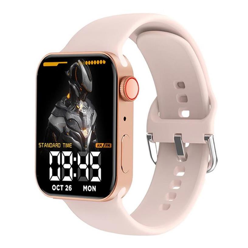 

2022 New IWO Series 7 Smart Watch 1.75 Inch DIY Face Wristbands Heart Rate Men Women Fitness Tracker T100 Plus Smartwatch For Andr296k