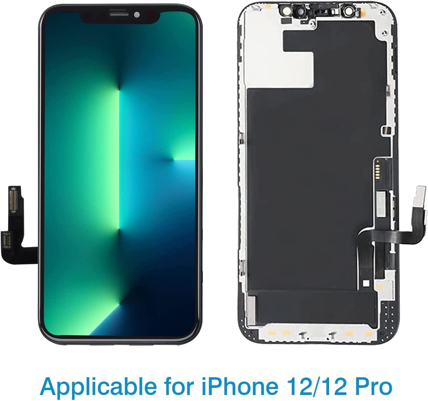 

FaRuiX OLED Screen Display Panels Replacement For iPhone 12 PRO 12MINI Digitizer Assembly No Dead Pixel 100% Test SOFT HARD